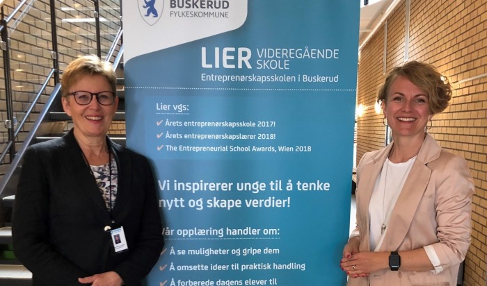 Vellykket samarbeid for ungdomsbedrifter ved Lier v.g. skole. -utelukkende positivt, sier PwC Drammen
