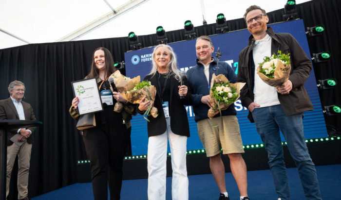 Utelivsgründerne i Drammen mottok Byutviklingsprisen 2025