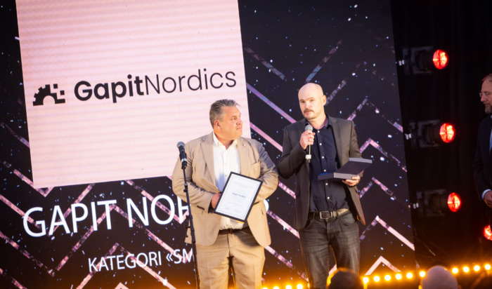 Gapit Nordics er Årets Bedrift SMB
